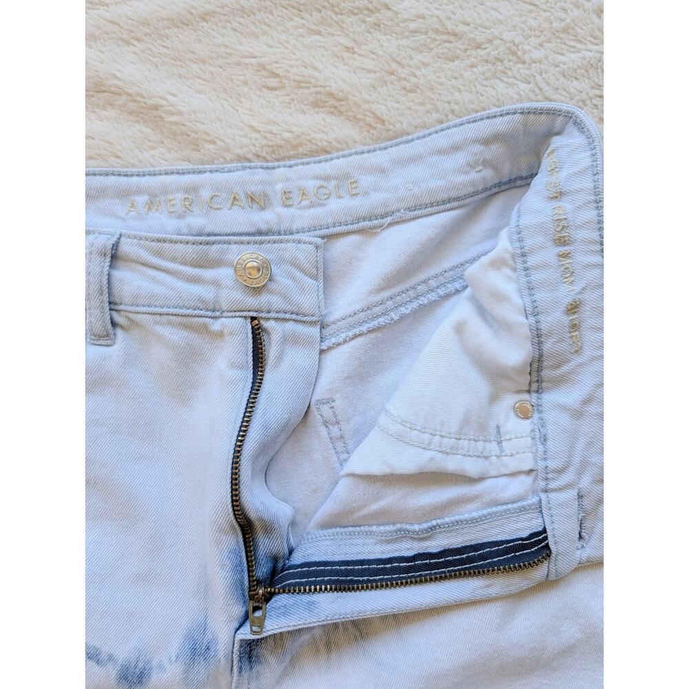 American Eagle Tie-dye Raw Hem Highest Rise Mom Shorts - Picture 3 of 5